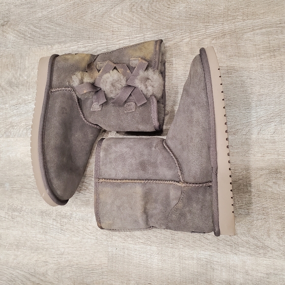 Koolaburra By Ugg Women's Gray Victoria Short Boot Size 6 $100 - Picture 7 of 9